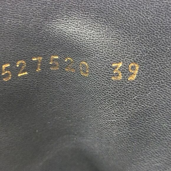 Yves Saint Laurent YSL Womens Size 8.5 Boots Gunmetal Gray Lou Zipper Bootie - Picture 9 of 12